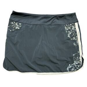 ATHLETA Swift Zip Skort in Gray SZ 12